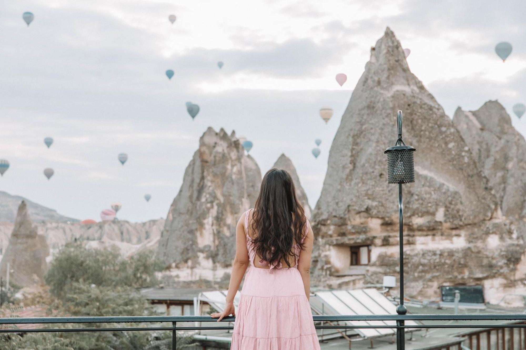 Turan Cappadocia Cave Hotell Göreme Eksteriør bilde