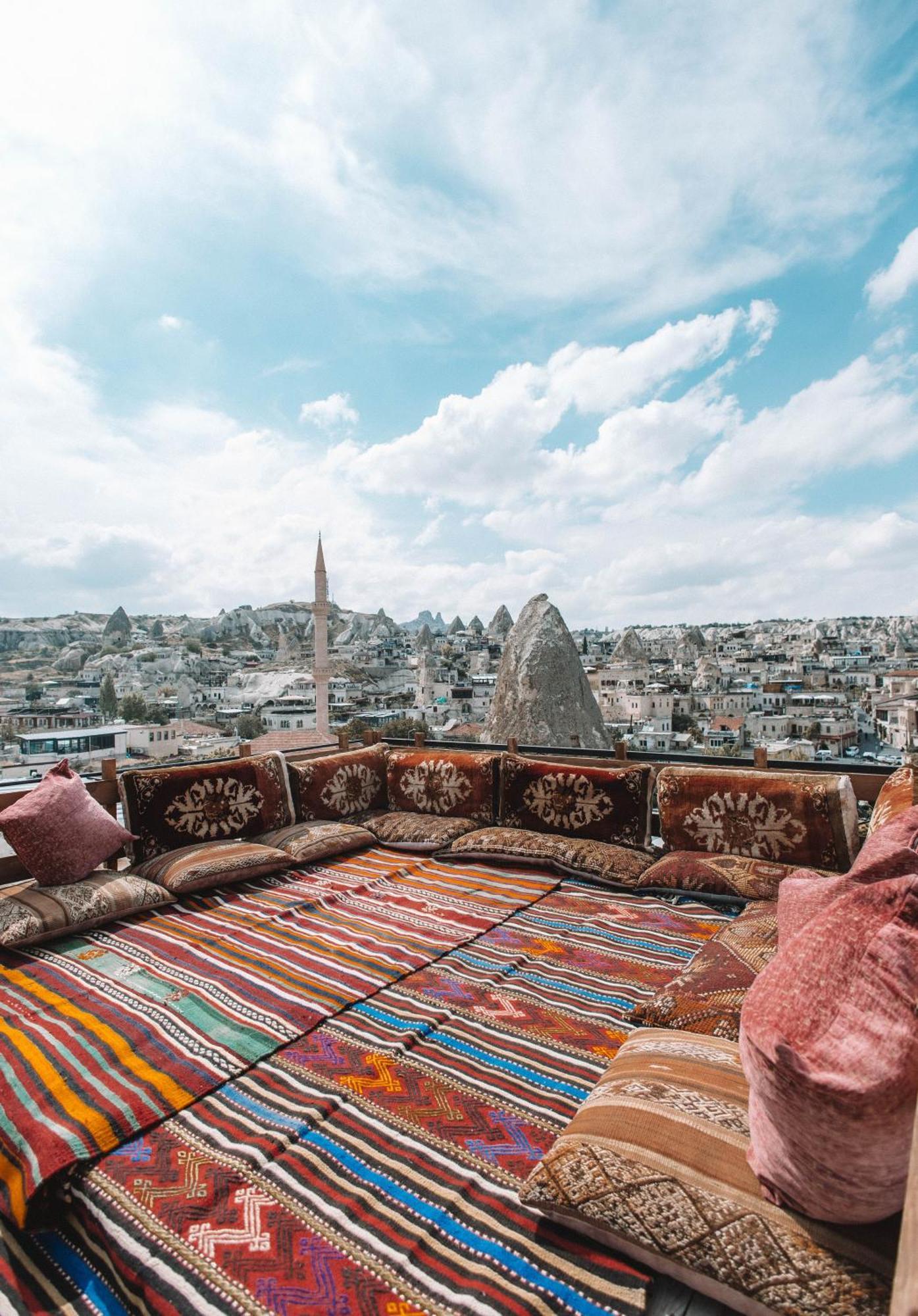 Turan Cappadocia Cave Hotell Göreme Eksteriør bilde