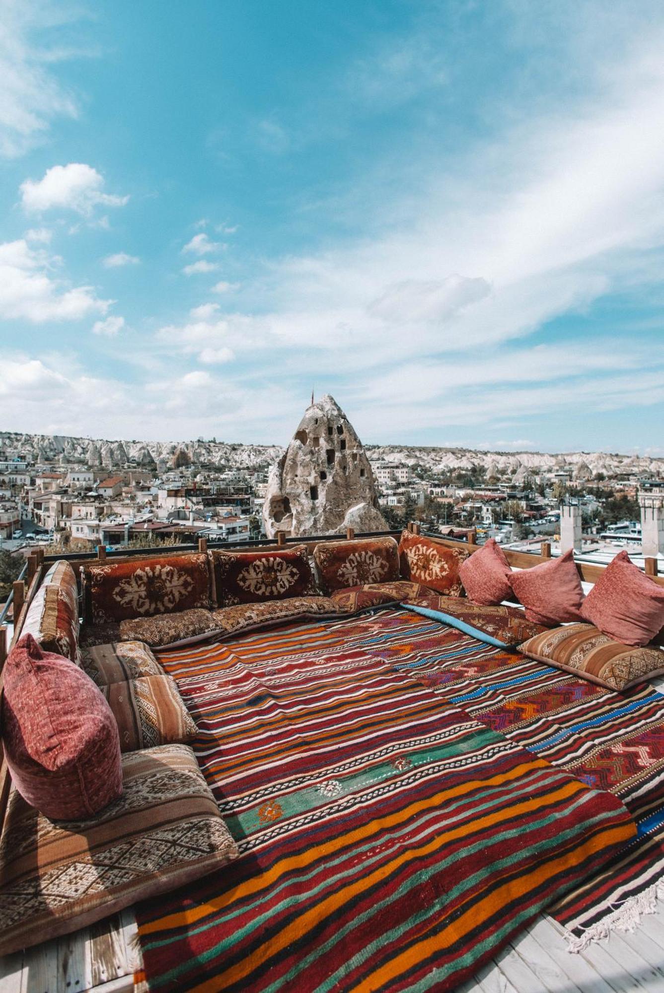 Turan Cappadocia Cave Hotell Göreme Eksteriør bilde