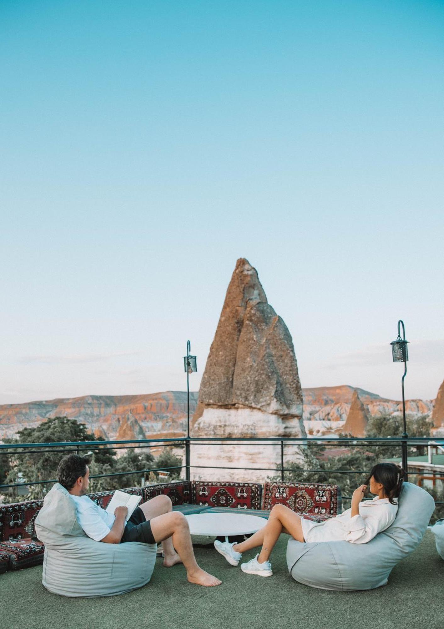 Turan Cappadocia Cave Hotell Göreme Eksteriør bilde